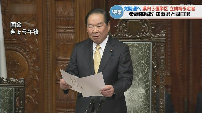 解散総選挙 事実上のスタート 戦後最短「16日間」の短期決戦へ 長崎3選挙区の顔ぶれは…|TBS NEWS DIG