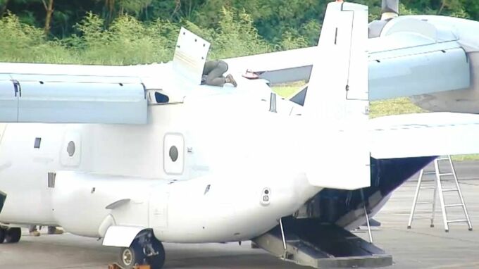 奄美空港のオスプレイが離陸　２１日緊急着陸　奄美空港には今月のべ１０機　鹿児島　|　鹿児島のニュース｜MBC NEWS｜南日本放送