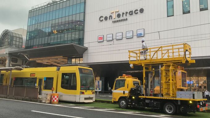 鹿児島市電「大幅な遅れ」パンタグラフから出火　「天文館電停付近で車両故障」|TBS NEWS DIG