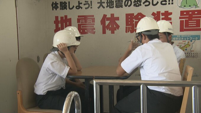 「自分で自分の身を守ることが大切だと思った」地震の恐怖を再認識　中学生が震度6クラスの揺れを体験　富山　|　富山のニュース｜天気・防災｜チューリップテレビ