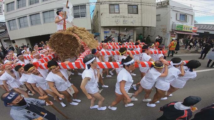 伝統の奇祭「つつこ引き祭り」５年ぶり通常開催　今年は商売繁盛の年に　福島・伊達市　|　福島のニュース│TUF