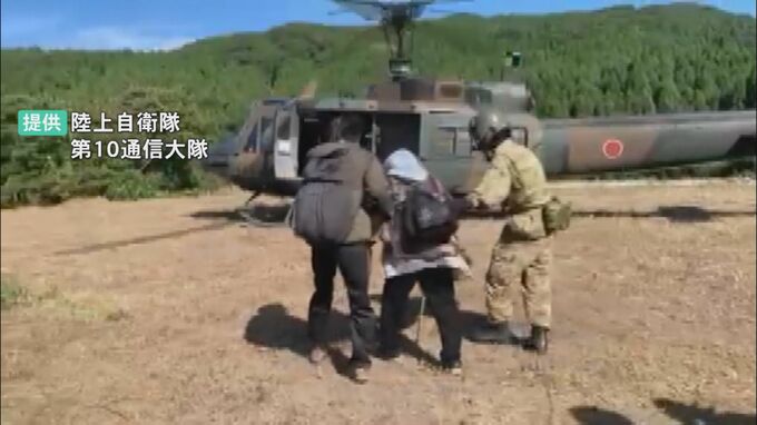 記録的大雨で孤立した集落の住民　自衛隊ヘリで38人が集団避難　|　石川県のニュース｜MRO北陸放送