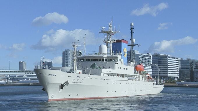 JAMSTEC海洋研究開発機構の調査船が能登半島沖へ出航　発生メカニズムの解明へ東京大学地震研究所などと共同で調査|TBS NEWS DIG