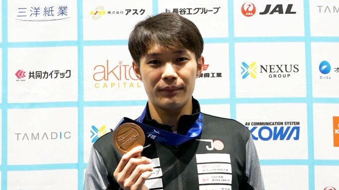 【フェンシング】世界選手権銅メダルの山田優　アジア大会は「僕が引っ張って、日本の強さを証明したい」|TBS NEWS DIG