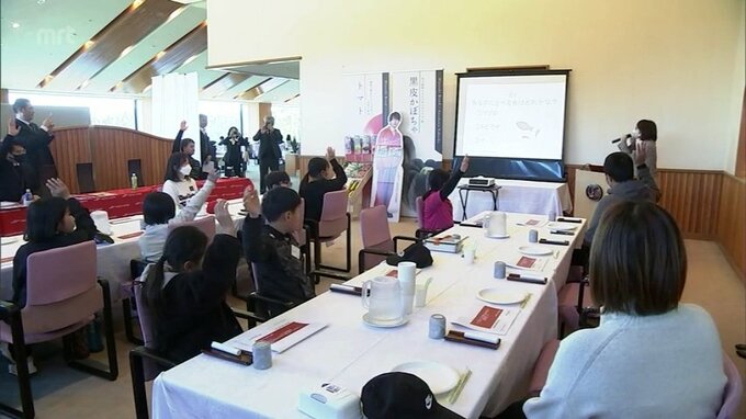 食の大切さについて学ぶ　日章学園出身のプロゴルファー　香妻陣一朗選手と一緒に食育教室　|　MRTニュース ｜ ＭＲＴ宮崎放送