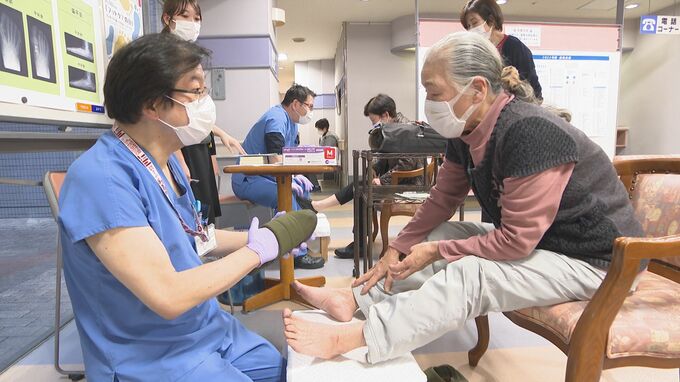 2月10日は「フットケアの日」 足圧の測定、巻き爪の処置…足の悩み解決へ支援イベント開催　大分　|　大分のニュース｜OBS NEWS｜大分放送