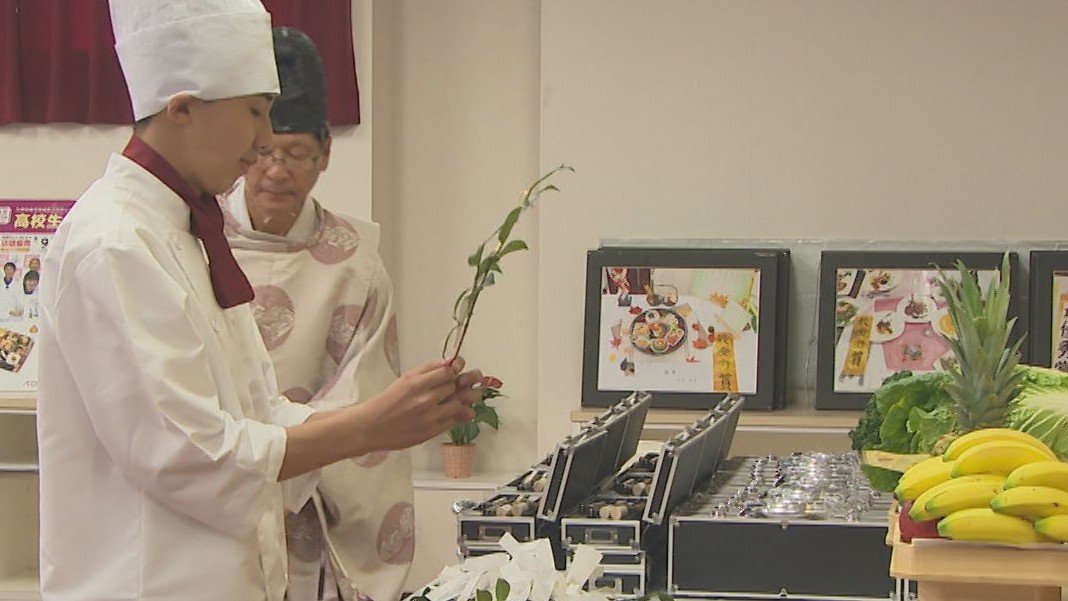 楊志館高校で「包丁入魂式」　調理科1年生が決意新たに実習スタート　大分