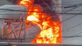 【速報】熊本地震で解体作業中の日本製紙八代工場の煙突が燃える　＜崩落の瞬間動画あり＞|TBS NEWS DIG