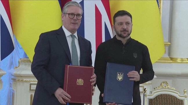 英・ウクライナが「100年パートナーシップ協定」締結　長期的に安保協力　スターマー首相　就任後初訪問|TBS NEWS DIG