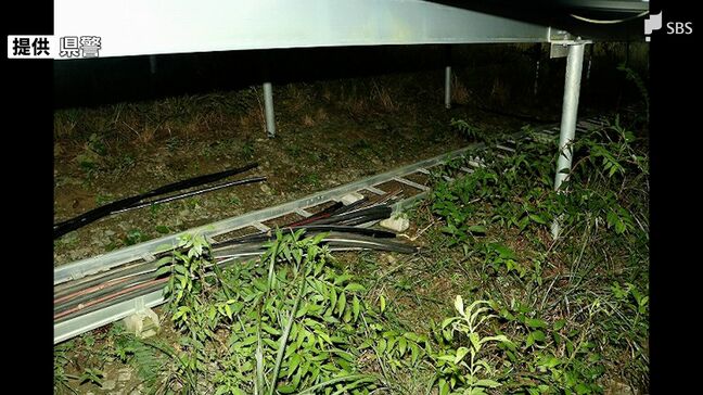 太陽光発電所で銅線窃盗 被害1億1000万円 静岡など10県で78件 男6人の関与裏付け＝静岡県警|TBS NEWS DIG