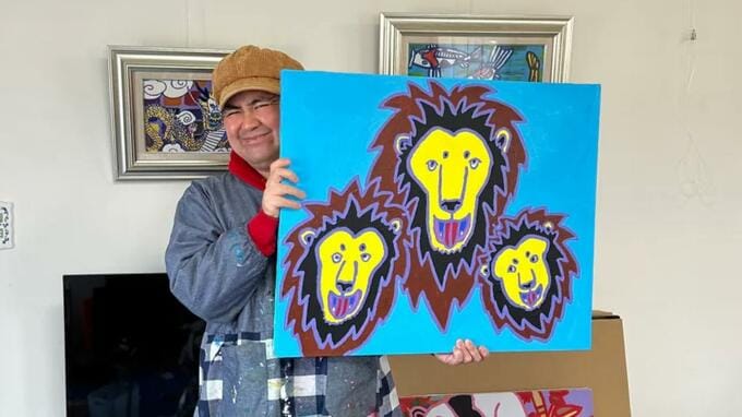 自閉スペクトラム症のアーティスト・太田宏介さん　ドラマ「ライオンの隠れ家」の劇中画を担当　14日長崎でライブペイント【NBCまつり】|TBS NEWS DIG