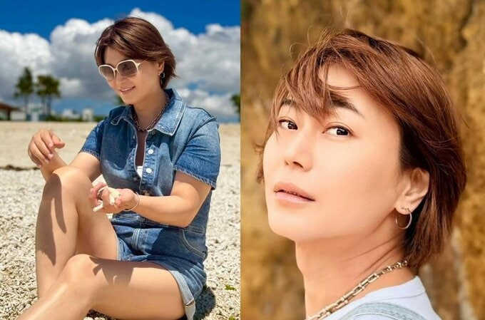 【 氷川きよし 】 「夏を先取り」　海辺でのオフショットに反響　「綺麗で素敵」「kiiちゃんには　自然がよく似合う」|TBS NEWS DIG