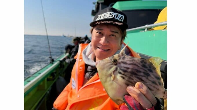 【 川﨑麻世 】　妻とカワハギ釣りを楽しむ　「人生初めて釣り師の妻より釣果が高かった」|TBS NEWS DIG
