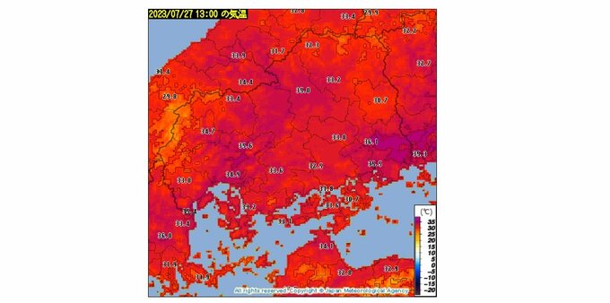 【猛烈な暑さ】ことし県内初の38℃超え　ことし一番の暑さで猛暑日地点 最多に　熱中症に厳重警戒　広島　|　RCC NEWS | 広島ニュース | RCC中国放送