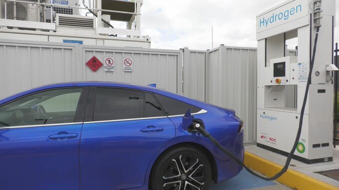 トヨタ、「水素輸出大国」目指すオーストラリアで水素燃料車「MIRAI」アピールするイベント|TBS NEWS DIG