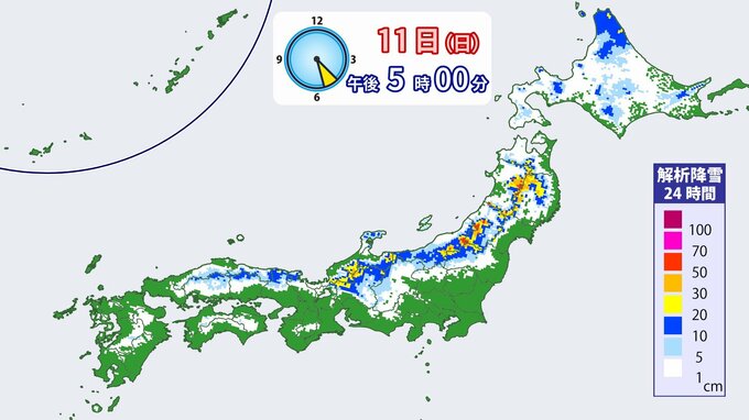 山陽道など冬用タイヤ規制　3連休2日目は各地で積雪　12日「成人の日」にかけて広島で大雪か　路面凍結に注意【雪と雨のシミュレーション】　|　RCC NEWS | 広島ニュース | RCC中国放送