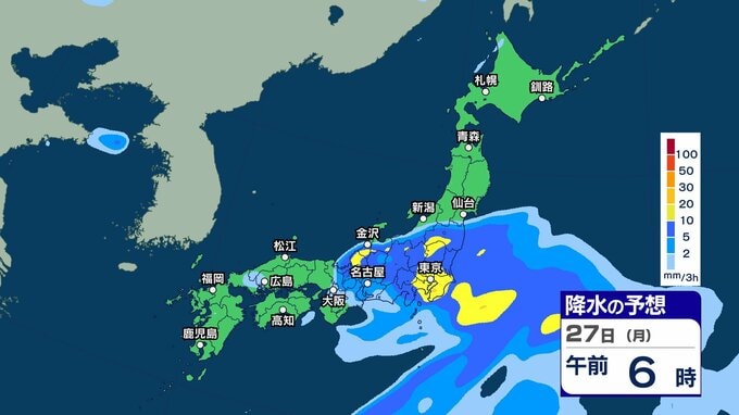 【 今後の雨 】きょう25日(土)は貴重な晴れ間　あす26日(日)～27日(月)は雨　昭和の日も全国的に雨か【25日(土)～30日(木)午後3時の雨シミュレーション・25日正午更新】|TBS NEWS DIG