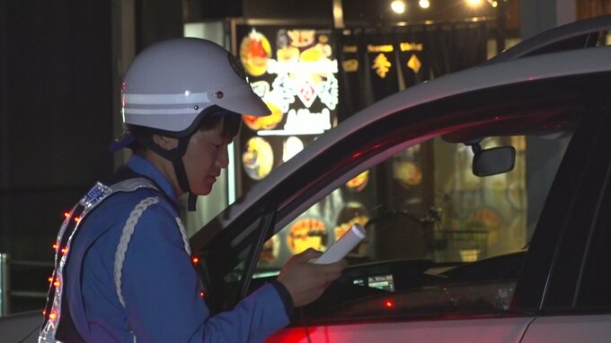 飲酒運転根絶へ　甲府市中心街で包囲型検問など　飲酒運転摘発　一週間で７人　山梨県警　|　山梨のニュース | ＵＴＹテレビ山梨