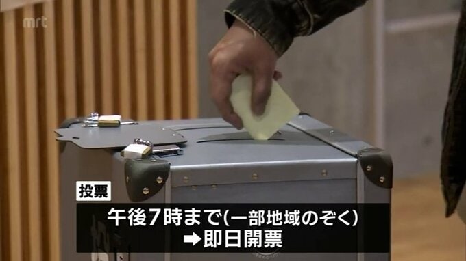日向市長選挙  投票進む　即日開票　|　MRTニュース ｜ ＭＲＴ宮崎放送