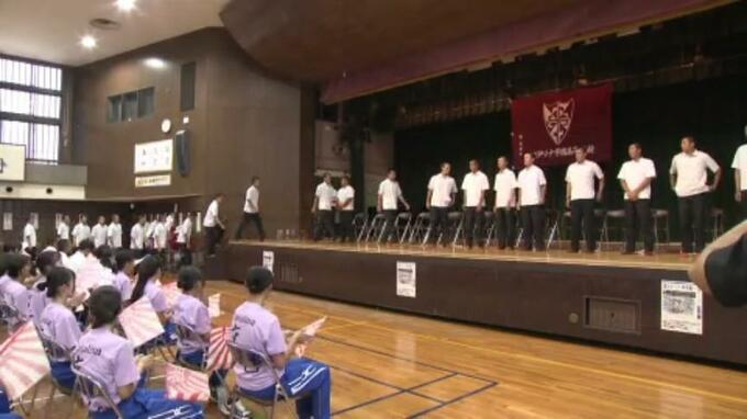 「カタリナ旋風を巻き起こしたい」 聖カタリナ学園高校野球部の壮行会  甲子園へ出発　|　愛媛のニュース - Nスタえひめ｜あいテレビは6チャンネル