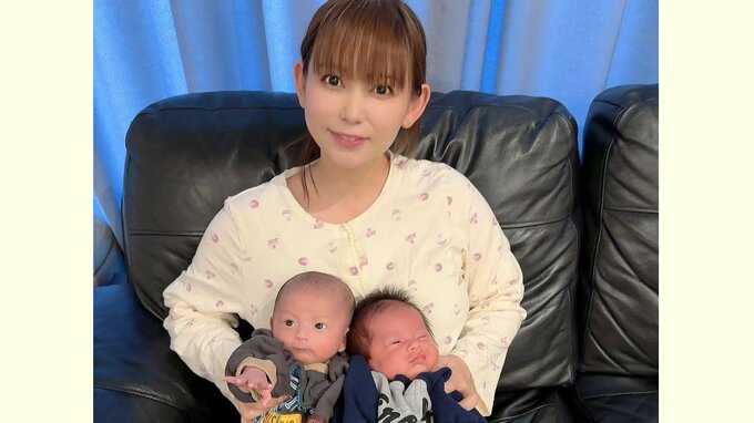 【 中川翔子 】双子「新生児から乳児に!」誕生から1か月  “声かわいい” 兄& “ポーズ面白い” 弟 「毎日の全ての瞬間が愛おしい」|TBS NEWS DIG