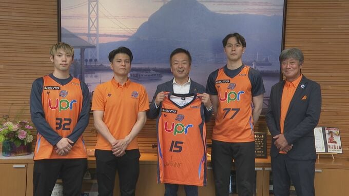 「バスケットボールの魅力を伝えたい」山口パッツファイブ　下関市長にシーズン終了を報告　|　山口のニュース・天気・防災｜tys NEWS｜ｔｙｓテレビ山口