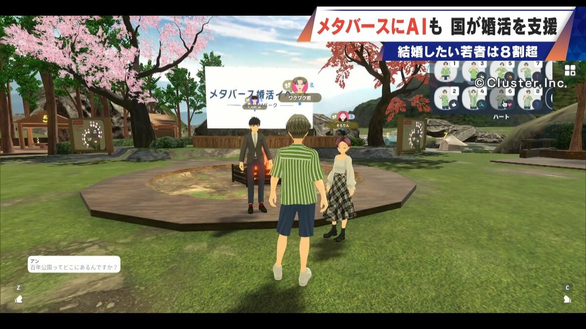 顔がわからぬまま16組が成立!? 岐阜県主催のメタバース婚活 ｢結婚したい｣男女は8割超 各地の自治体が“婚活”全力応援のワケ