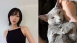 【ねこ】光宗薫さん「絵の監督してくれる」のは愛猫　 “けむりねこ先生” 　監督中でも「ストイック睡眠」身体を細めて身を寄せる|TBS NEWS DIG