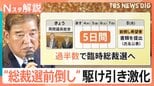 森山幹事長が辞意表明で“石破おろし”の行方は “総裁選前倒し”駆け引き激化【Nスタ解説】|TBS NEWS DIG