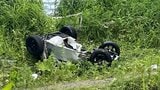 クラシックカーのイベントのために来道か…死亡したのは東京の48歳会社員 運転していたオープンカーとみられる車が橋の欄干越えて約6メートル下の河川敷に…車両は大破 北海道石狩市の花畔大橋|TBS NEWS DIG