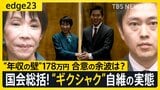 急転直下「年収の壁」178万円成立の陰で…自維はギクシャク、立憲は公明に急接近 与野党の現在地を徹底解説【edge23】|TBS NEWS DIG