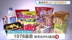 来月の値上げ1078品目に　5月と比べて大幅増加　中東情勢悪化で夏以降値上げラッシュか| TBS CROSS DIG with Bloomberg