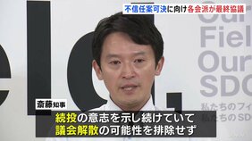 兵庫・斎藤知事“パワハラ疑惑” 議会の各会派は午後から「不信任案」最終協議 知事の決断に注目|TBS NEWS DIG
