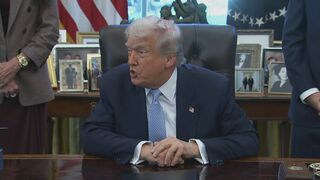 トランプ大統領の支持率　第二次政権で最低の38％　ロイター通信世論調査　バイデン大統領最後の支持率に並ぶ| TBS CROSS DIG with Bloomberg