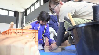 子どもたちが思い切り体を動かしたり体験したりする場所を　山林火災の岩手県大槌町で子どもの遊び場づくりイベント　|　IBC NEWS | IBC岩手放送