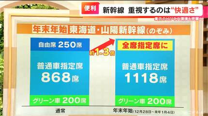 東京駅⇒名古屋駅 指定席 年末