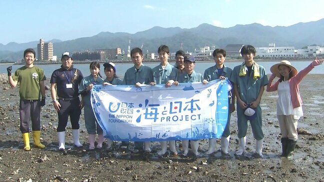 高校生らがアサリの稚貝12万個余りを放流　干潟の環境保全へ　大分・臼杵市|TBS NEWS DIG