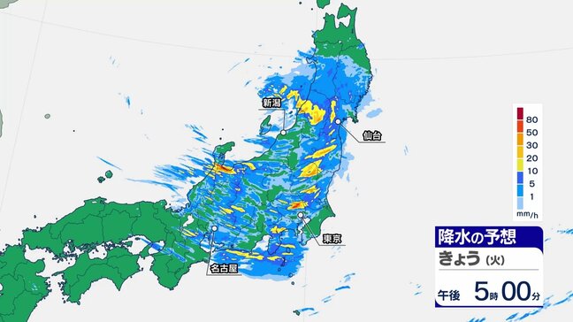 【きょうの天気】東日本や東北で非常に激しい雨や雷雨 土砂災害・道路の冠水などに注意を　西日本は猛烈な暑さ続く|TBS NEWS DIG