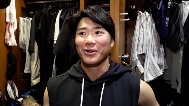 ホワイトソックス西田陸浮「靴脱げてヤバっ!と思って(笑)」”ハプニング”なデビュー戦も勝利に貢献 村上は初回に”祝砲18号”!チームは再び「貯金1」|TBS NEWS DIG