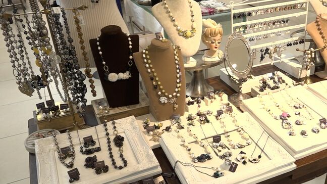 岡山高島屋でシェアアトリエ「海の校舎」ものづくり展 手作りの作品を展示即売 包丁研ぎのワークショップも|TBS NEWS DIG