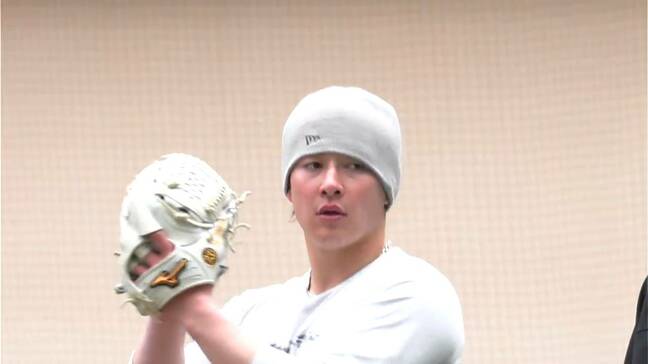 オリックス・バファローズの吉田輝星投手が練習を公開 鹿児島・鹿屋体育大学|TBS NEWS DIG