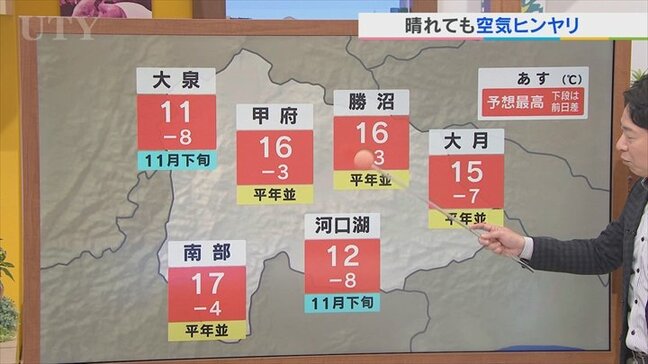 今夜はしし座流星群が見られる可能性大 18日は寒気に覆われ晴れても空気はヒンヤリ 米津龍一気象予報士が解説 山梨|TBS NEWS DIG