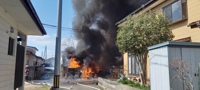 木造2階建て住宅で火事　周囲の建物10棟にも延焼　宮城・大河原町　|　宮城のニュース│tbc NEWS│tbc東北放送