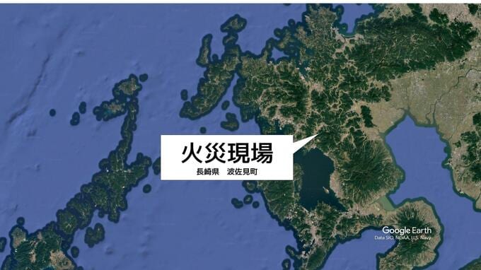 【長崎・波佐見】木造2階建て住宅で火事　消防隊が高齢男性1人を救出|TBS NEWS DIG