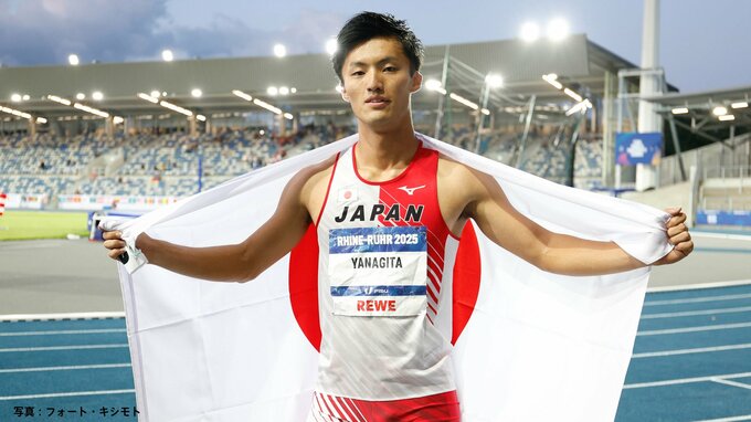 男子100ｍの栁田大輝が10秒23で銅メダル　2013年の山縣亮太以来となる同種目5大会ぶり表彰台、大石は6位【ユニバ】|TBS NEWS DIG