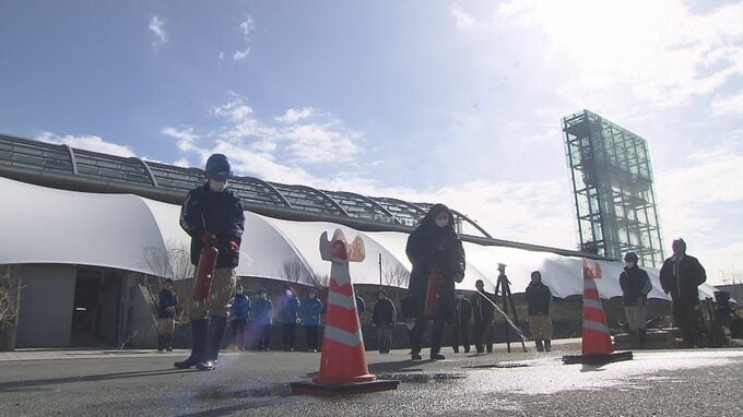 「安心安全のため一層努力を」地震・火災を想定　アクアマリンふくしまで防災訓練　福島・いわき市|TBS NEWS DIG