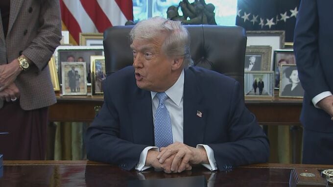 トランプ大統領の支持率　第二次政権で最低の38％　ロイター通信世論調査　バイデン前大統領最後の支持率に並ぶ|TBS NEWS DIG