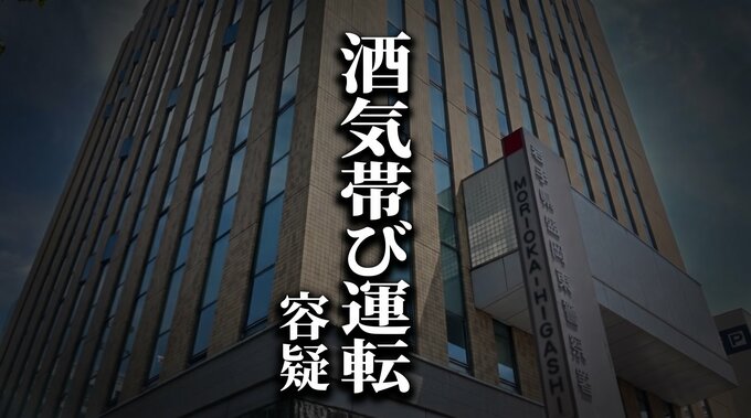 前夜の飲酒で対向車線にはみ出して正面衝突　酒気帯び運転容疑で22歳女を現行犯逮捕　相手ドライバーは軽傷　盛岡市|TBS NEWS DIG