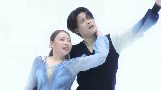 紀平梨花、アイスダンスデビュー戦は3位「ここからとにかく練習を積んで」新たな挑戦へ闘志【西日本選手権】|TBS NEWS DIG