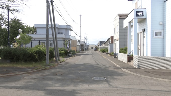 札幌市東区の生活道路の様子
